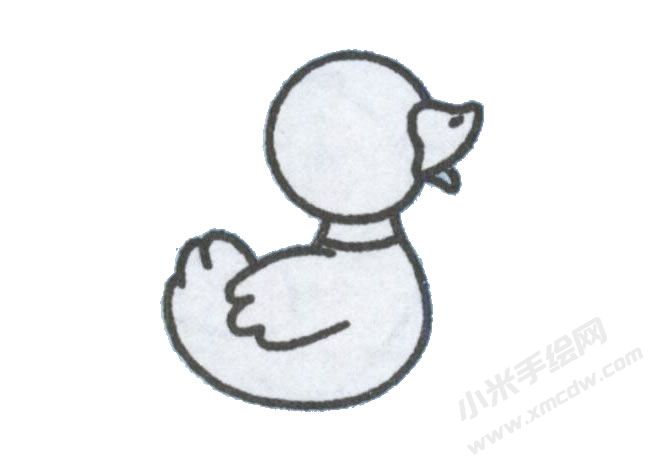 簡(jiǎn)筆畫鴨子畫法步驟圖示03.jpg