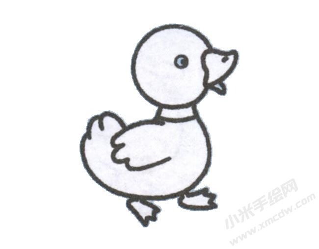 簡(jiǎn)筆畫鴨子畫法步驟圖示05.jpg