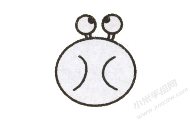 螃蟹幼兒簡(jiǎn)筆畫(huà)手繪步驟圖示02.jpg