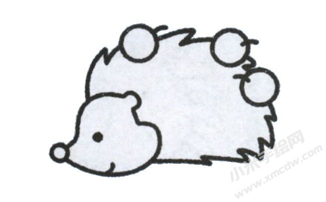刺猬幼兒簡筆畫手繪步驟圖示04.jpg