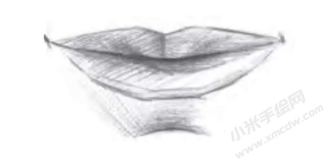 人物嘴巴的素描畫法步驟圖示03.jpg
