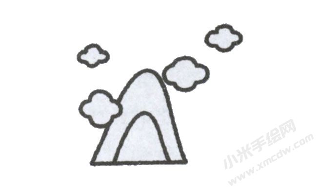 高山簡(jiǎn)筆畫繪制步驟圖示02.jpg