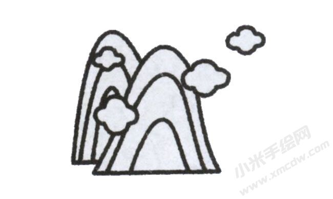 高山簡(jiǎn)筆畫繪制步驟圖示04.jpg