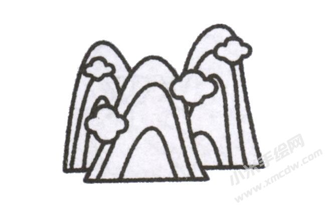 高山簡(jiǎn)筆畫繪制步驟圖示05.jpg