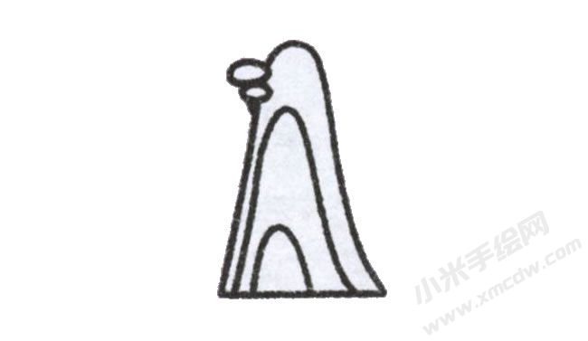 簡筆畫瀑布畫法步驟圖示01.jpg