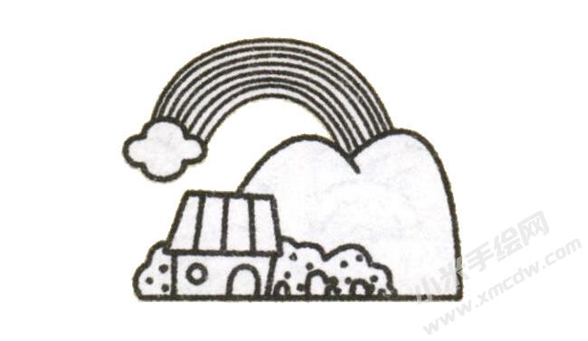 簡(jiǎn)筆畫彩虹畫法步驟圖示05.jpg