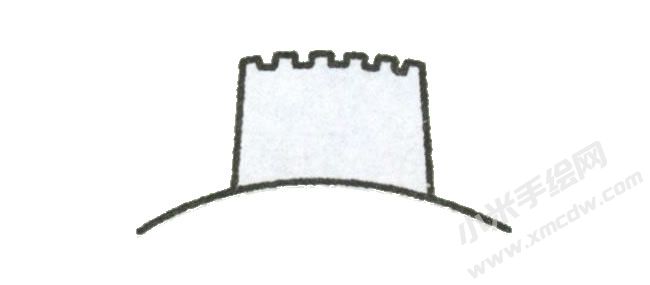 城樓簡(jiǎn)筆畫繪制步驟圖示01.jpg