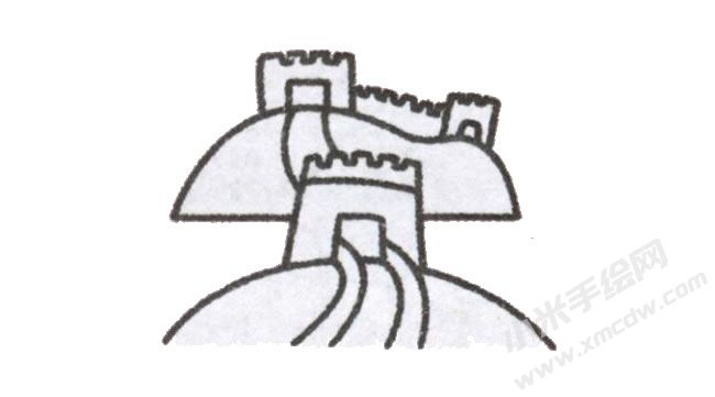 長城簡筆畫繪制步驟圖示04.jpg