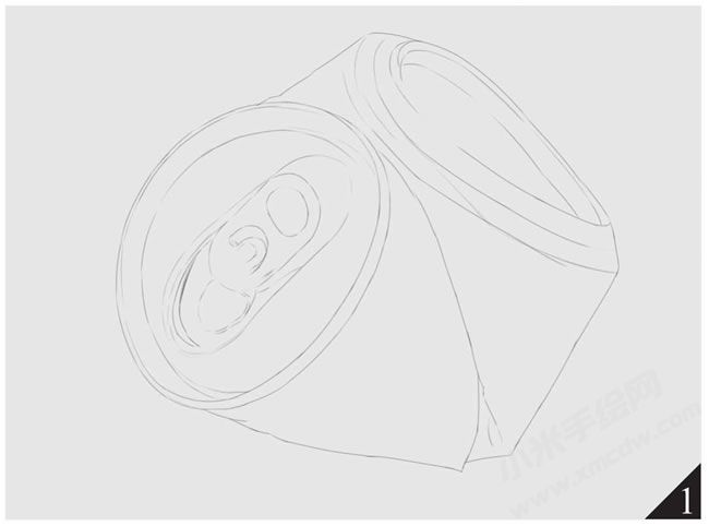 易拉罐素描畫(huà)法步驟圖示01.jpg