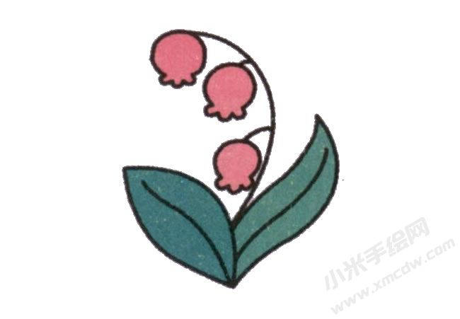 鈴蘭花簡(jiǎn)筆畫繪制步驟圖示06.jpg