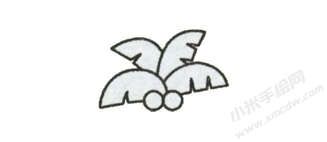 椰子樹幼兒簡筆畫步驟圖示03.jpg
