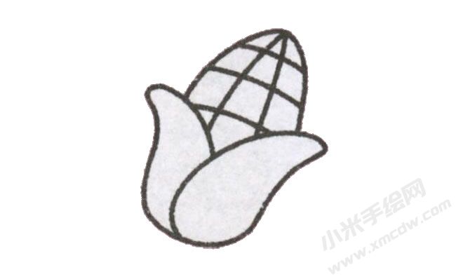 簡(jiǎn)筆畫(huà)玉米畫(huà)法步驟圖示03.jpg