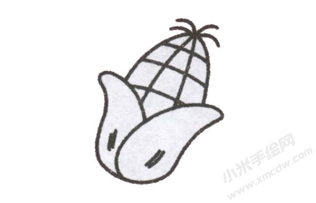 簡(jiǎn)筆畫(huà)玉米畫(huà)法步驟圖示04.jpg