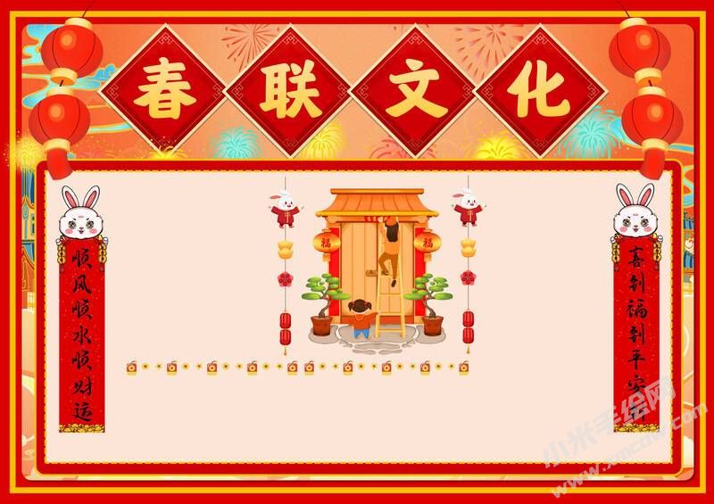 春聯(lián)文化手抄報內(nèi)容模板無字版.jpg
