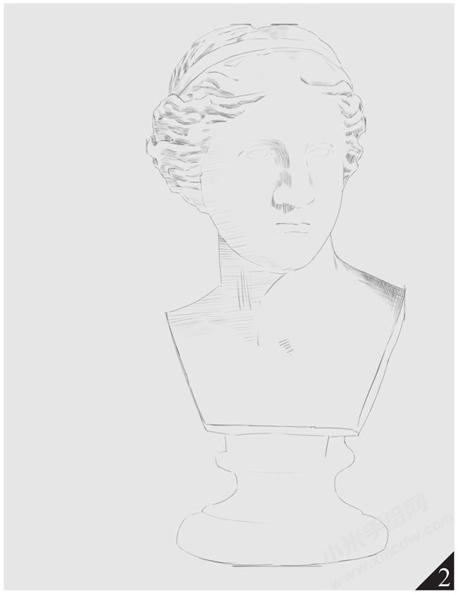 維納斯素描畫(huà)法步驟圖示02.jpg