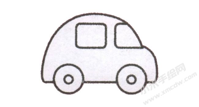 一步一筆小汽車簡筆畫步驟圖示05.jpg