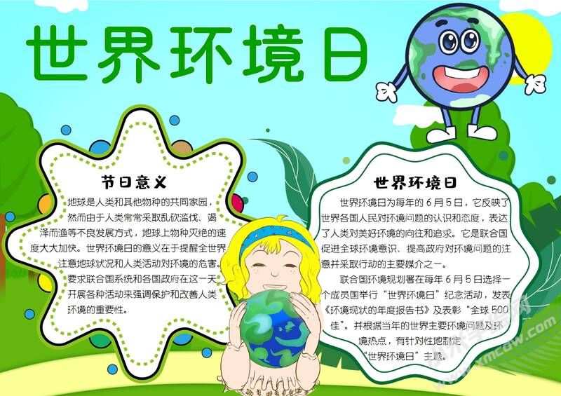 世界環(huán)境日手抄報(bào)內(nèi)容模板有字版.jpg