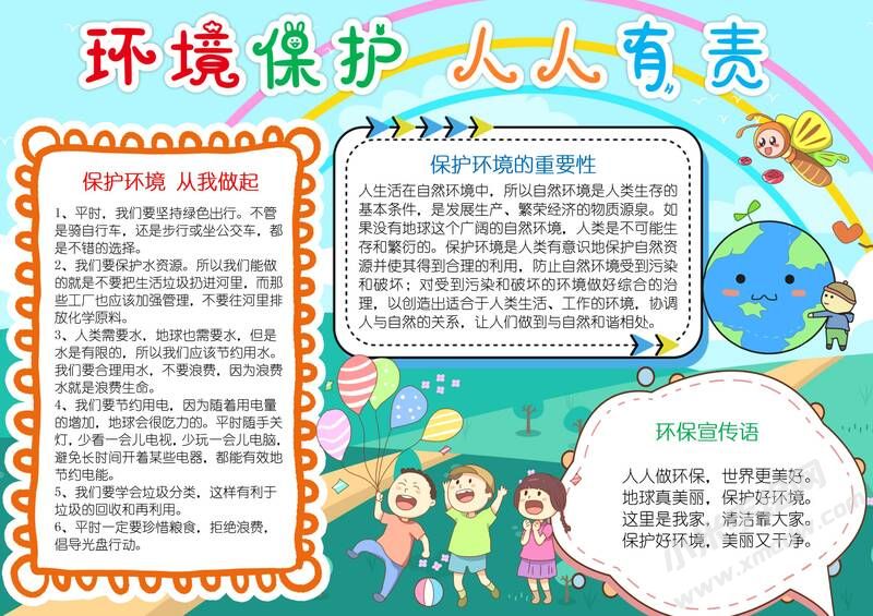 環(huán)境保護(hù)人人有責(zé)手抄報模板有字版（二）.jpg