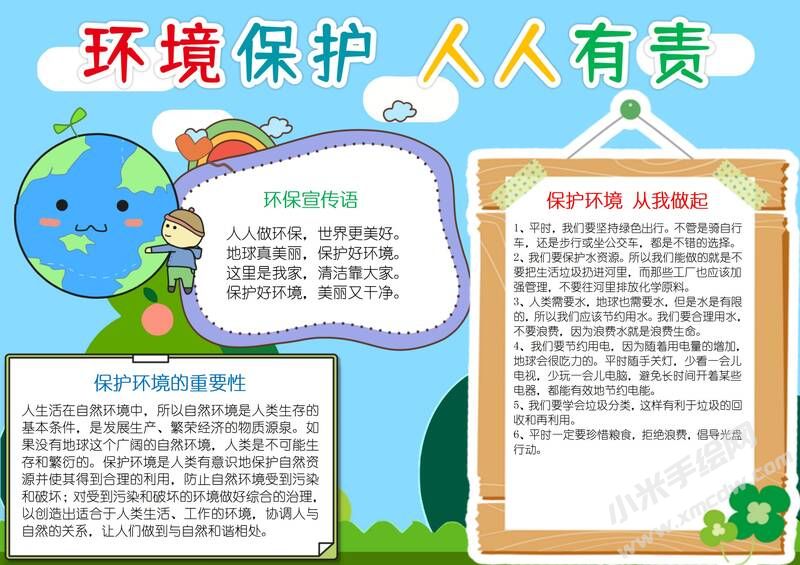環(huán)境保護(hù)人人有責(zé)手抄報模板有字版（三）.jpg