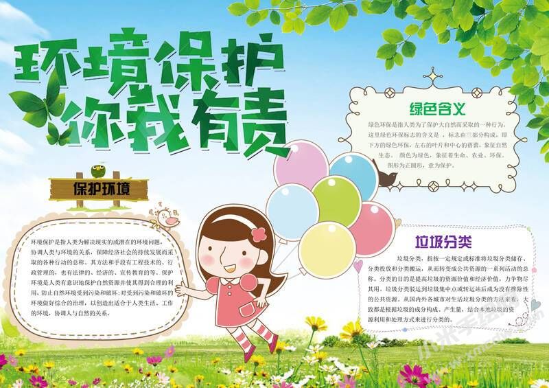 環(huán)境保護你我有責(zé)手抄報內(nèi)容模板有字版.jpg