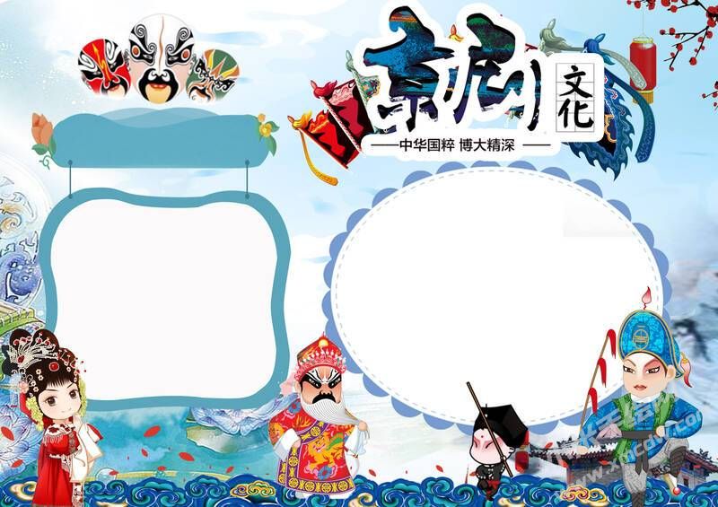 京劇文化手抄報(bào)內(nèi)容模板無字版.jpg