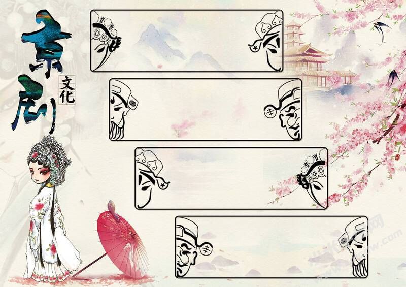 京劇文化手抄報(bào)內(nèi)容模板無字版（第二版）.jpg