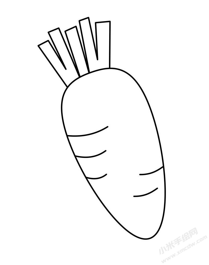 胡蘿卜簡(jiǎn)筆畫(huà)圖片高清大圖