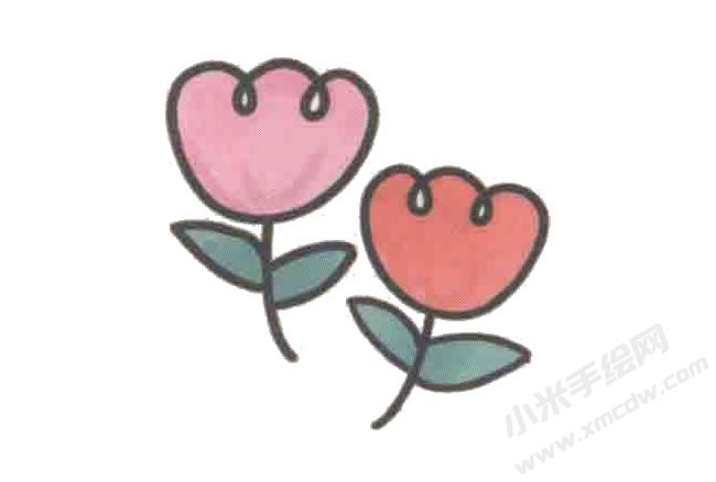 花朵簡筆畫繪制步驟圖示03.jpg