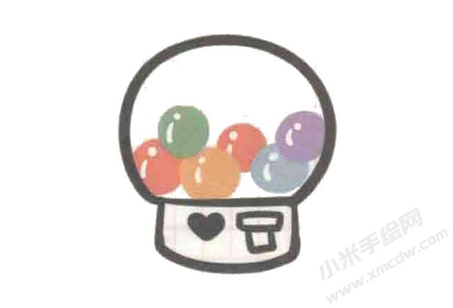 扭蛋機(jī)簡筆畫繪制步驟圖示03.jpg
