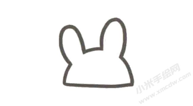 小兔子簡(jiǎn)筆畫繪制步驟圖示02.jpg