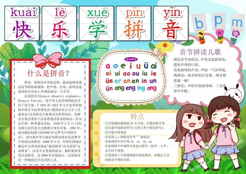 快樂(lè)學(xué)拼音手抄報(bào)模板有字版（第二版）.jpg