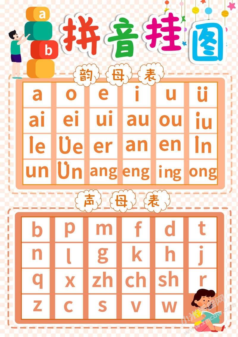 拼音掛圖手抄報模板有字版.jpg