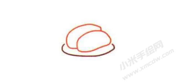 烤火腿肉簡(jiǎn)筆畫(huà)步驟圖示02.jpg