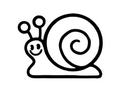 蝸牛兒童簡(jiǎn)筆畫步驟圖示