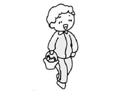 奶奶幼兒簡筆畫步驟圖示