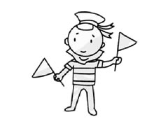 海軍士兵幼兒簡(jiǎn)筆畫步驟圖示