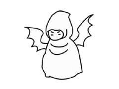 惡魔幼兒簡(jiǎn)筆畫步驟圖示
