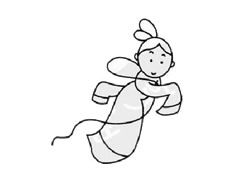 仙女兒童簡(jiǎn)筆畫(huà)步驟圖示