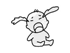 小孩哭泣表情兒童簡(jiǎn)筆畫步驟圖示