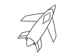 飛機(jī)簡筆畫圖片大全