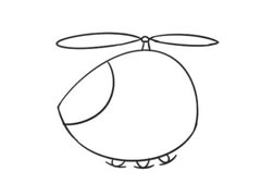 直升機(jī)簡(jiǎn)筆畫圖片大全