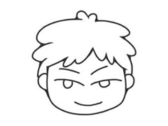 人物高興表情簡(jiǎn)筆畫圖片大全