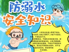 防溺水安全知識手抄報模板