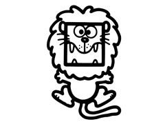 獅子兒童簡(jiǎn)筆畫步驟圖示