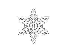 雪花簡(jiǎn)筆畫繪制步驟圖示