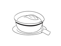 泡茶簡筆畫繪制步驟圖示