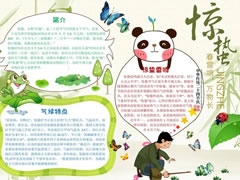 二十四節(jié)氣驚蟄手抄報(bào)模板