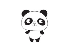 熊貓簡(jiǎn)筆畫(huà)法步驟圖示