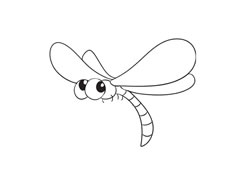 蜻蜓簡(jiǎn)筆畫法步驟圖示
