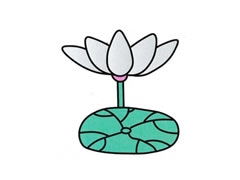 荷花簡(jiǎn)筆畫分步繪制圖示